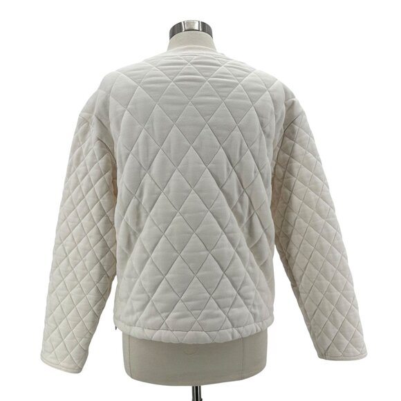 Athleta Cream Quilted Sweatshirt - Picture 5 of 8